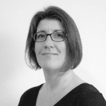 Portrait en noir et blanc de Laura Smit, associée de Codexa