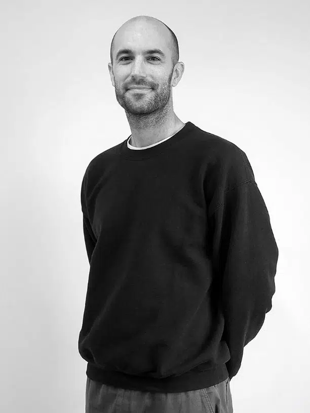 Portrait photo en noir et blanc de Gauthier
